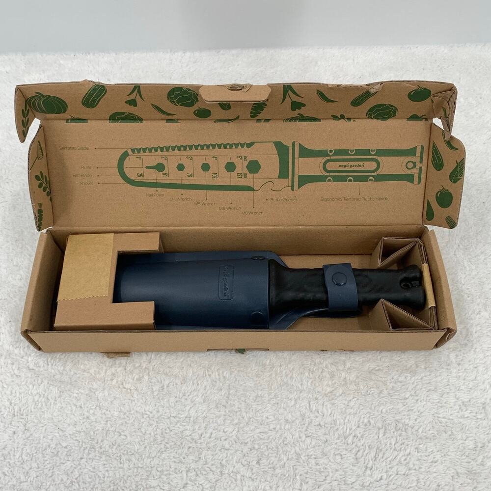 Vego Garden Hori Hori Garden Knife Kit 10 In 1 Multifunctional w Sheath